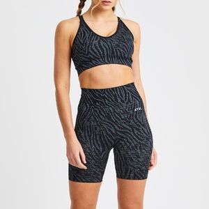 Evolve Animal Seamless Sports Bra and Evolve Animal Seamless Shorts